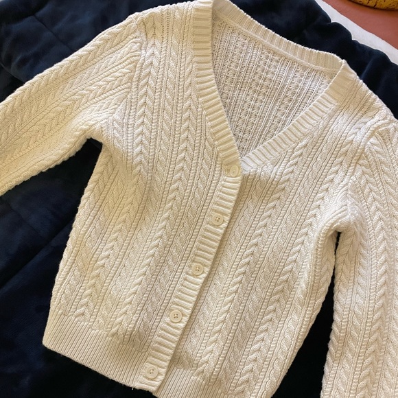 White/Brown Sweaters - Picture 2 of 6